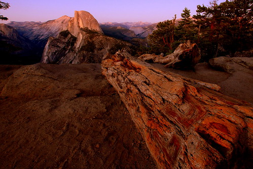 california wood longexposure sunset canon landscape log yosemite halfdome 40d sigma1020mmf35