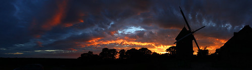 sunset panorama france canon panoramic normandie normandy manche coucherdesoleil panoramique cotentin monbaillu fiervillelesmines eos40d moulinàventducotentin dopplr:explore=a5r1