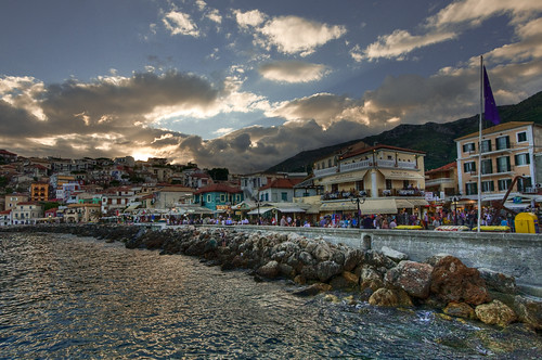 sunset greece hdr tqm parga theworldwelivein overtheexcellence trolledproud ntwica