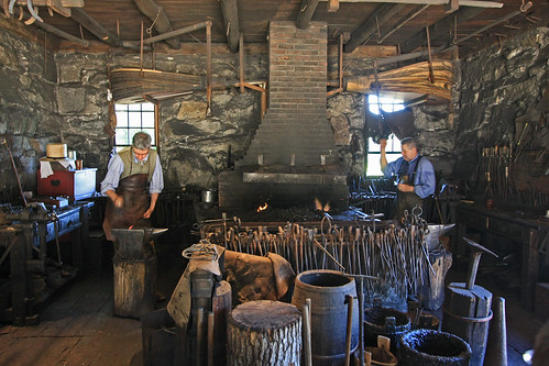 blacksmithshop oldsturbridgevillagesturbridge massachusetts1830s