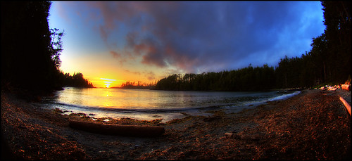 travel sunset vacation panorama canada colors silhouette vancouver shadows bc silhouettes vancouverisland tofino ucluelet hdr