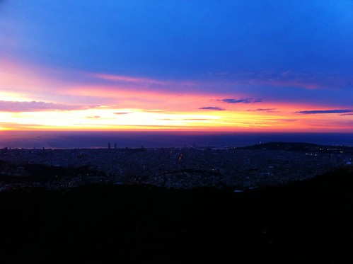 barcelona sunrise