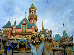 Disneyland 50th Anniversary Castle