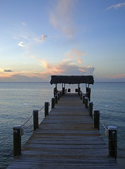 The dock at sunset