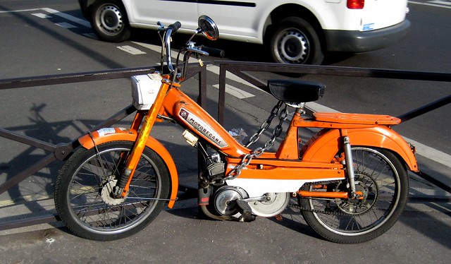 Orange MotoBecane | Flickr - Photo Sharing!