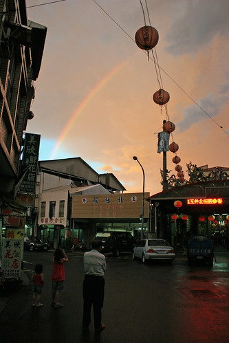 sunset storm night clouds canon eos rainbow taiwan 30d