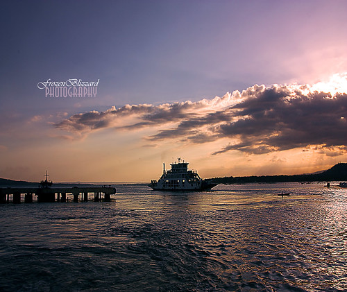 ocean sunset sea sky seascape nature clouds port canon landscape boat philippines barge ozamiz mindanao thegalaxy