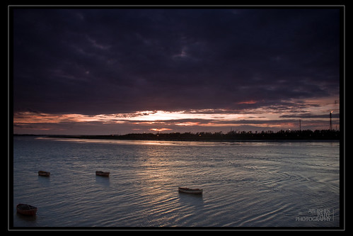 sunset india lake beautiful canon reflections river lens photography yamaha kit abhishek hdr patel gujarat surat 500d ongc bridgeclouds 1855is