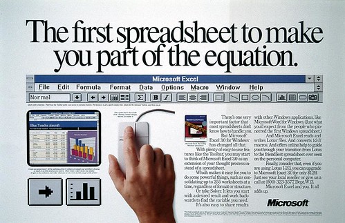 Excel For Windows 3.0 Ad