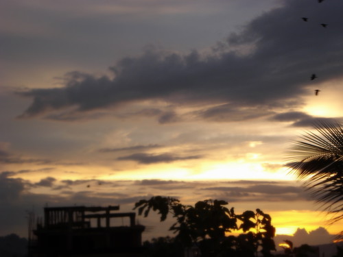 sunset clouds guwahati