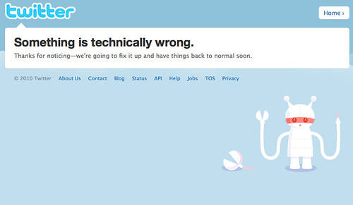 Technical problem Twitter down