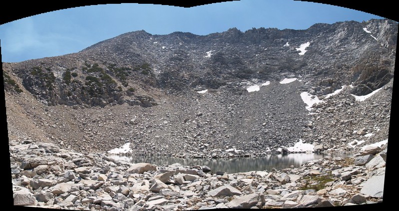The highest of the Horseshoe Lakes, elevation 11,500 feet.