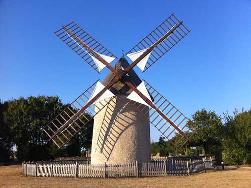 france windmill landscapes charente