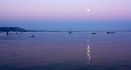 california panorama moon coast sunrisesunsets californiasunsets