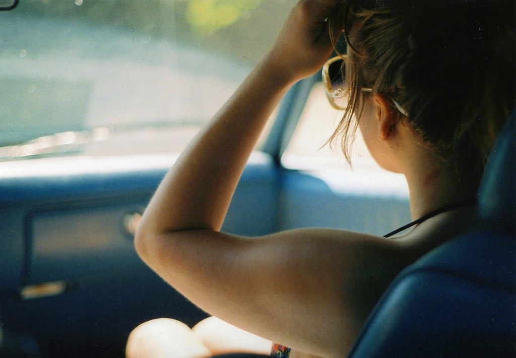 Le Love Blog Story Can't Seem To Fall In Love Love All Around But Not Me It's better to have loved and lost than to never have loved at all Photo Girl Sitting in Car Ride Summer Sunglasses Roadtrip Untitled by emma louise., on Flickr