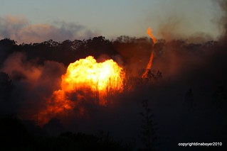 Another Fireball shot from the San Bruno Fire.