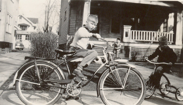 Roger on Richland Avenue with Schwinn Bicycle