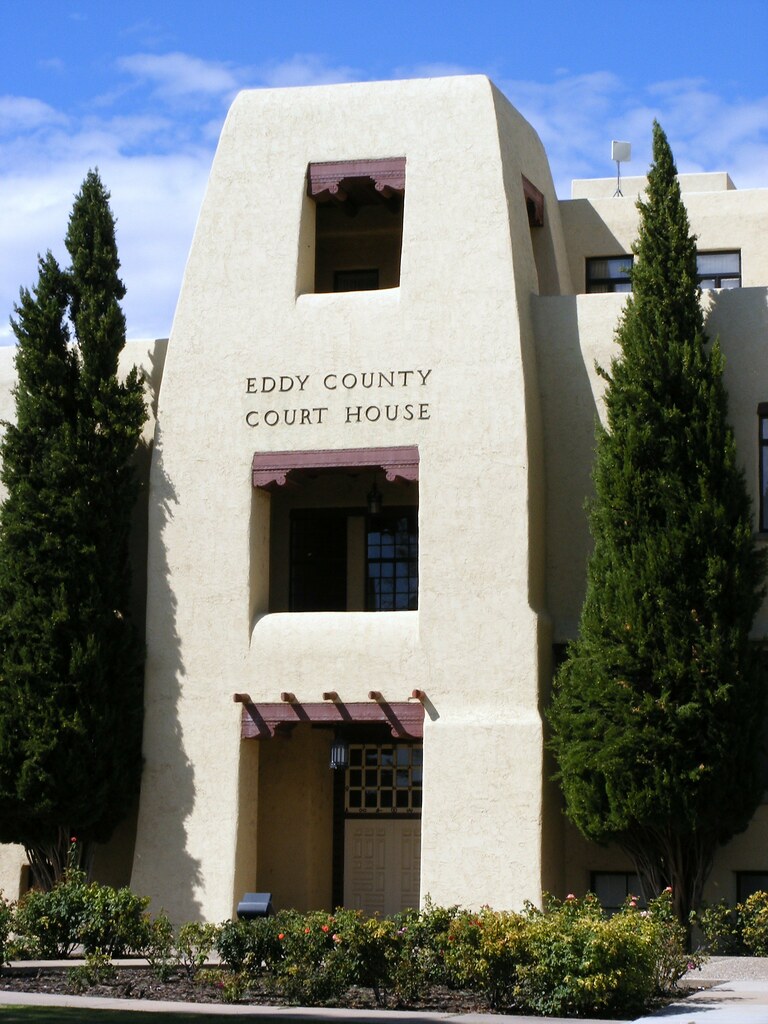 Carlsbad New Mexico - Carlsbad- Eddy Co. Courthouse detail