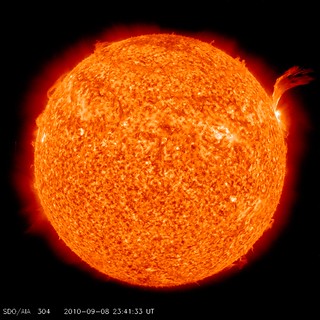 C3-class Solar Flare Erupts on Sept. 8, 2010 [Full Disk]