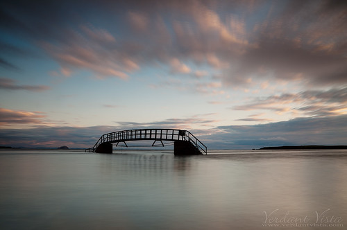 bridge seascape sunrise scotland dunbar belhaven eastlothian leefilters
