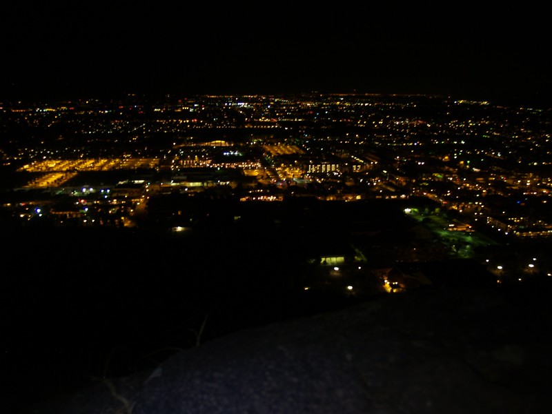 Palm Springs at night