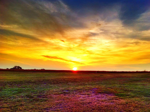 sky clouds sunrise outdoors texas hdr