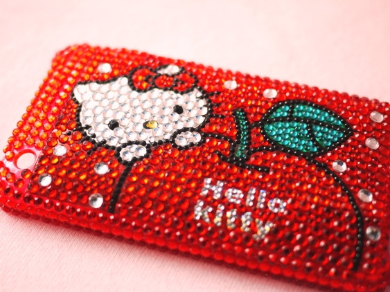 Bling Kitty Collection No.2 Case (back cover) for iPhone3Gs