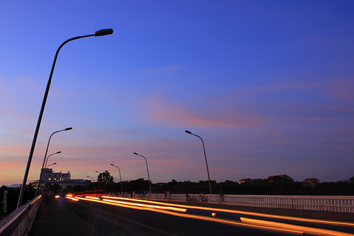 road lighting longexposure bridge sky nature clouds sunrise dawn twilight natural vietnam hue bìnhminh hừngđông