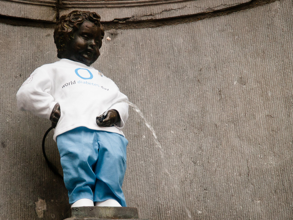 Manneken Pis | supporting Diabetes today just as famous, if … | Flickr
