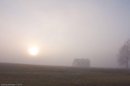 light house fog rural sunrise canon golden countryside nc northcarolina denise goldenhour worden 450d deniseworden