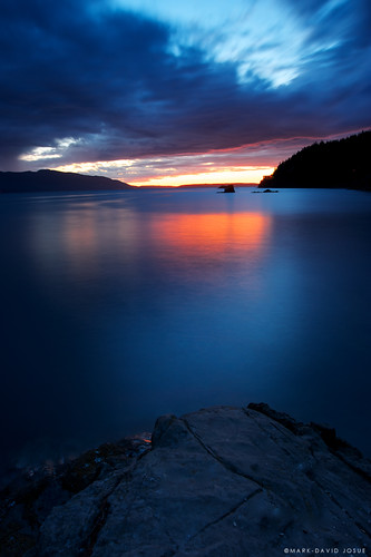 longexposure camping sunset seascape night trekking landscape drive bay washington nikon pacific northwest hiking weekend bellingham bluehour 24mm nikkor samish larrabeestatepark chukanut leefilters d700 garbongbisaya markjosue