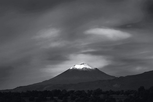 bw landscape paisaje bn montaña puebla mex volcán alving