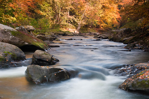 usa fall seasons pennsylvania motionblur portersville blurredmovingwater