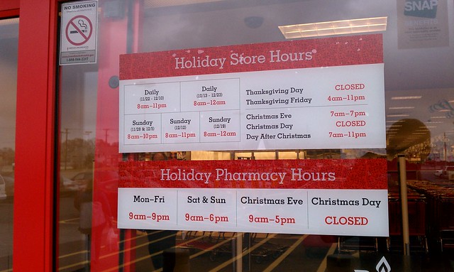 Target - Ames, Iowa - Holiday Store Hours - a photo on Flickriver