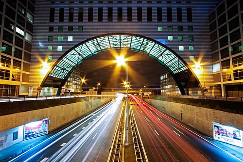 dollia sheombar dollias dolliash canoneos50d 50d canon canonefs1022mmf3545usm ultrawide wideangle 1022mm holland nederland thenetherlands zuidholland southholland denhaag thehague fastmovingtraffic 1022 night nightshot light lights city color colors le longexposure noche nacht stad nuit notte noch nachtopname photo photos foto photography europe architecture urban trails red blue nn nationalenederlanden a12 utrechtsebaan verkeer people construction building highway road snelweg 3000views topf50 topf100 topf150