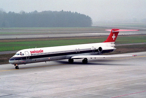 Swissair MD-81; HB-INT@ZRH;26.01.1996