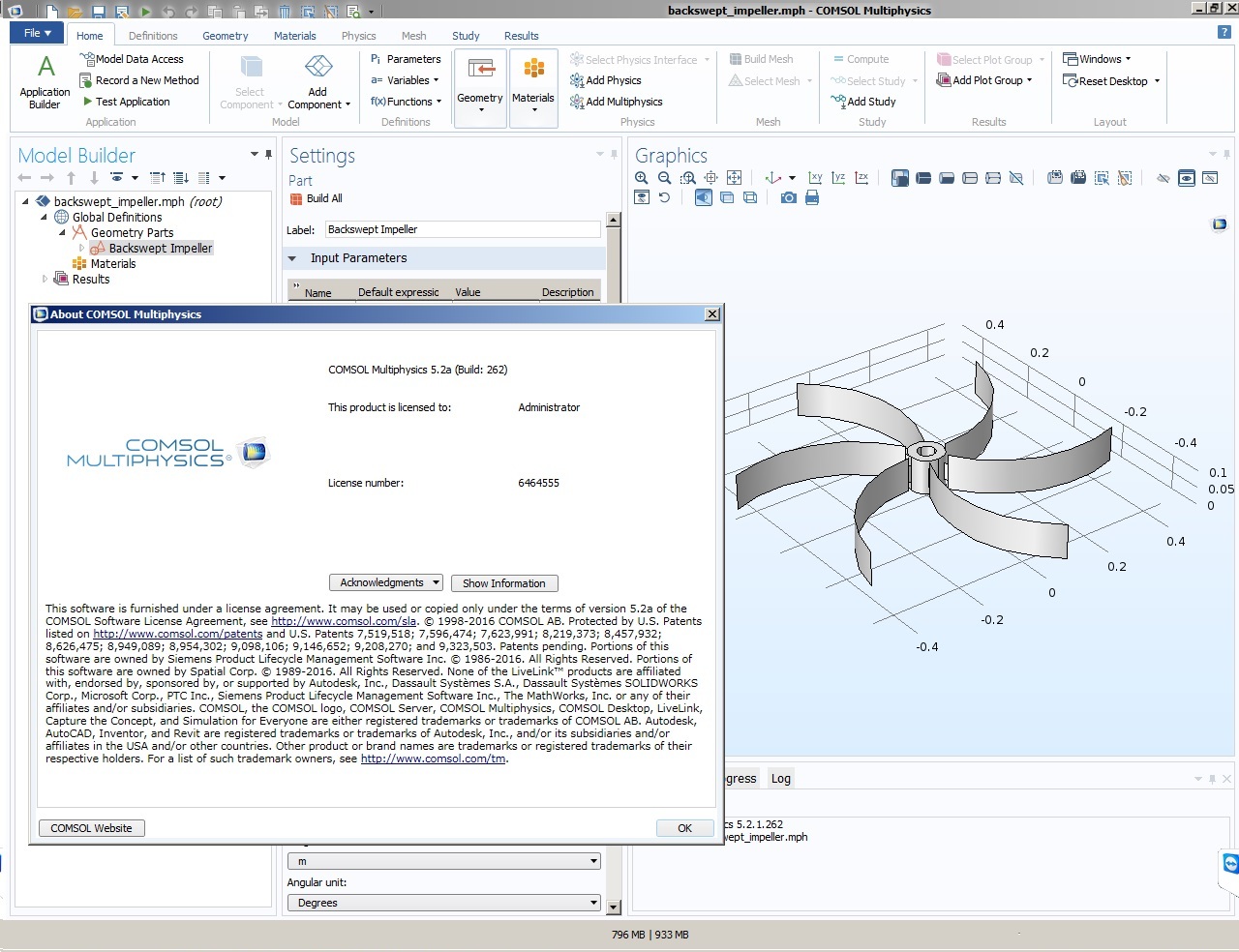 working with Comsol Multiphysics 5.2a Update3 Full Win-Linux x64