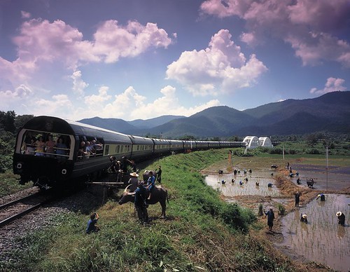 View of the Eastern Oriental Luxury Train