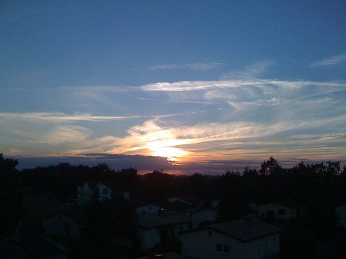 sunset summer sky clouds iphone güstrow