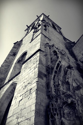 bw france tower church port bell gothic larochelle flickrgolfclub