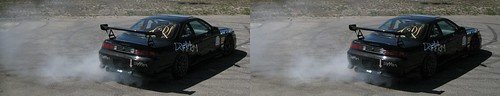 calgary car 3d smoke drifting crossview dmcc