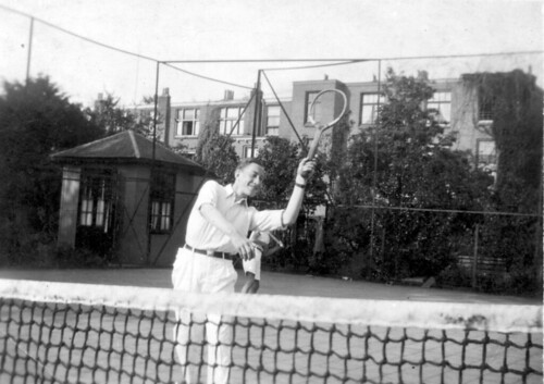 Ernst Casimir tennisbaan, ca, 1950