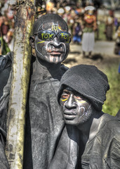 Members of the Flying Fox Group at the Mount Hagen Festival