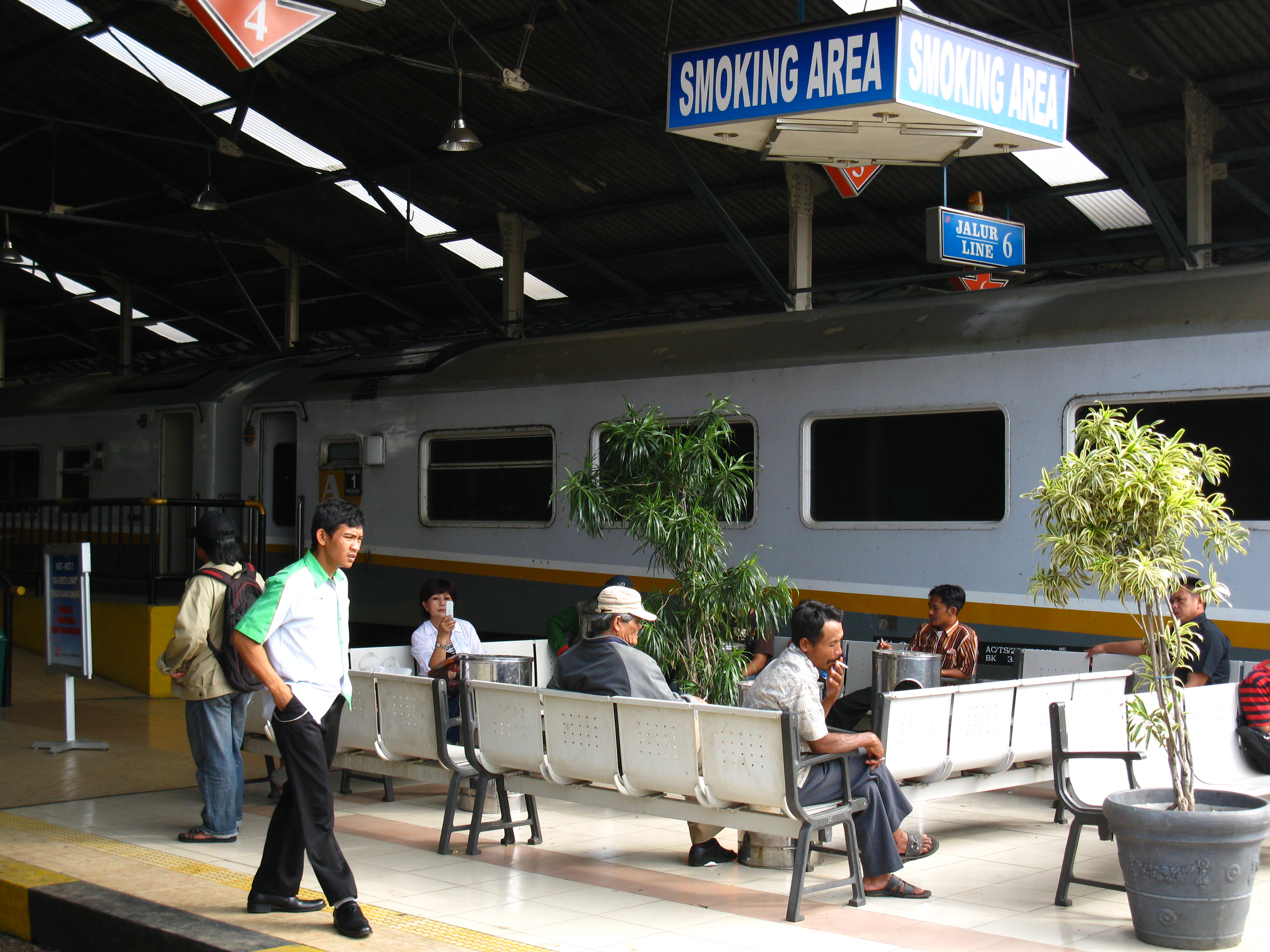 Smoking Area at Bandung Train Station | Flickr - Photo Sharing!