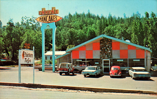 Chuck's Pancakes (a.k.a. Chuck's Restaurant) - Placerville, California U.S.A. - 1960s