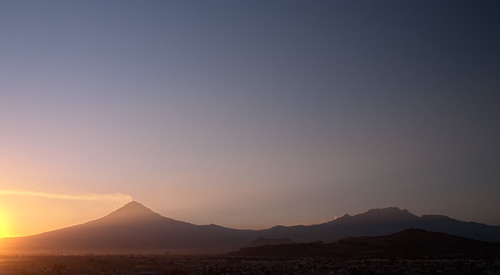 sunset panorama atardecer volcano pyramid cholula hdr pirámide volcan panorámica