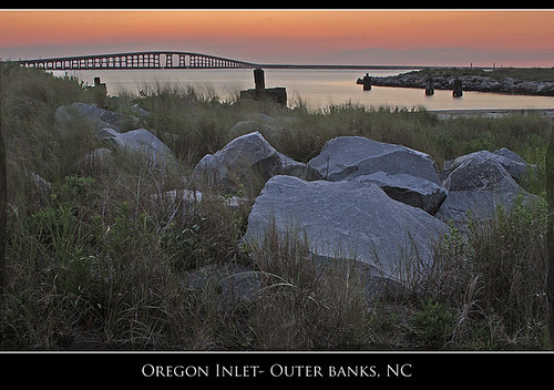 sunset coast nc rocks northcarolina sound outerbanks obx oregoninlet bonnerbridge