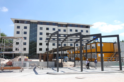 Construction continues on new Army hotel in Stuttgart