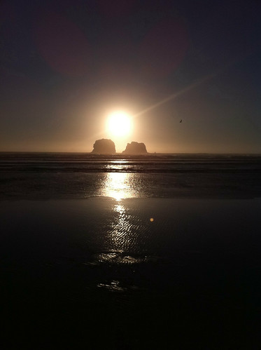 sunset beach oregon rockaway iphone