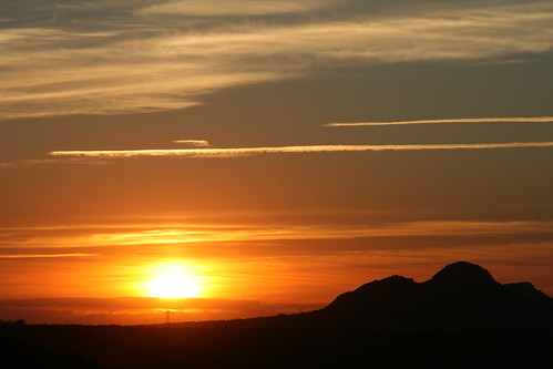sunset españa sol spain badajoz agosto puestadesol puesta 2010 extremadura alange jesuloca
